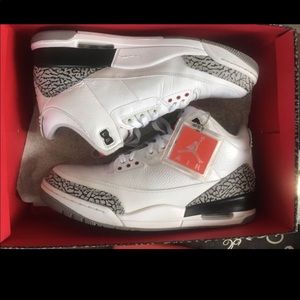 Jordan 3 White cements